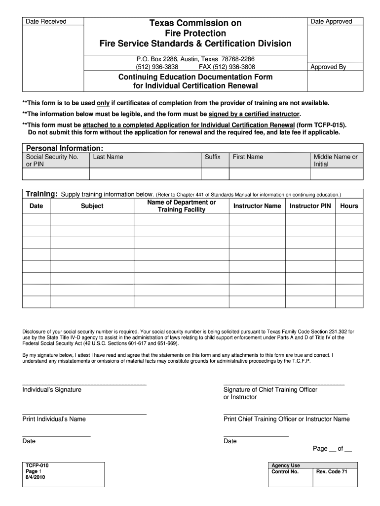 tcfp certification verification Preview on Page 1.