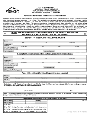 Form Vp 022 Download Fillable Pdf Or Fill Online Application For Individual Light Permit Vermont Templateroller