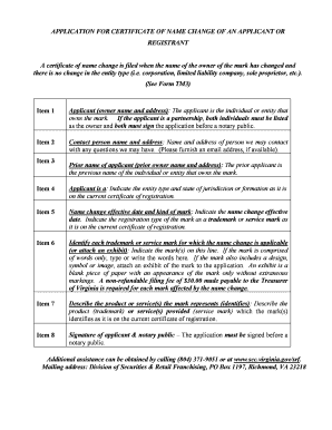 completed tm3 form