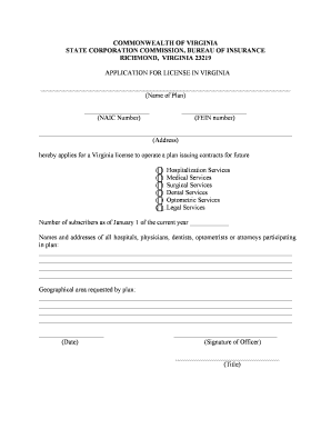 Cash flow projection worksheet - Optometric Services Plan - Virginia State Corporation Commission ... - scc virginia