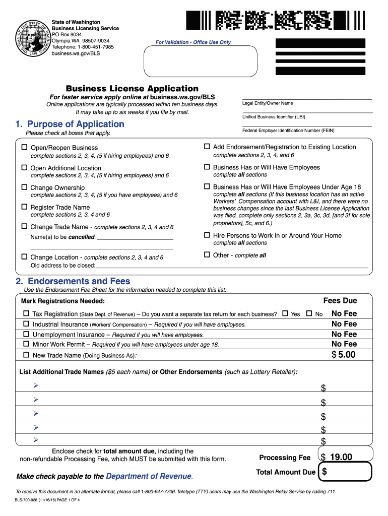 bls 700 028 mba form Preview on Page 1