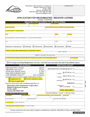 Weighmaster license texas form