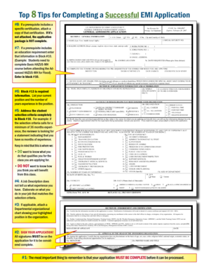FEMA General Admissions Application