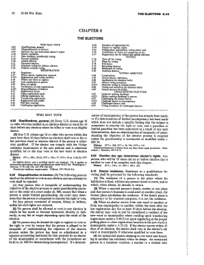 Wisconsin Presidential Voting Application