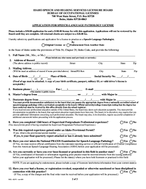 SHS SLP-1 app - secure. ibol . idaho . gov - Idaho - ibol idaho