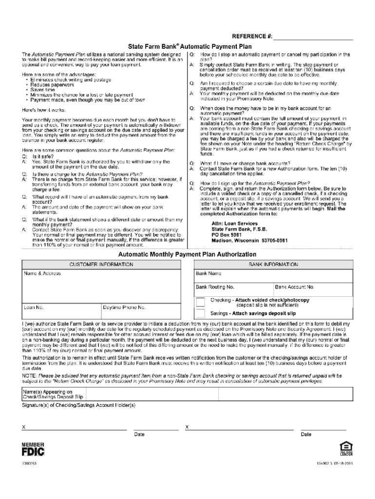 state farm payment plan Preview on Page 1