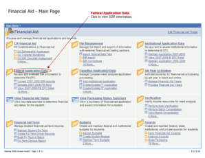 Financial Aid - Main Page - metamorphosis cu