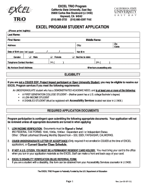 Wastage sheet excel - California State University, East Bay 25800 Carlos Bee Boulevard (LI 2450) Hayward, CA 94542 (510) 885-3722 (510) 885-2397 FAX - www20 csueastbay