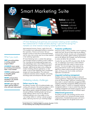 Advertising brief pdf - hp smart marketing suite form