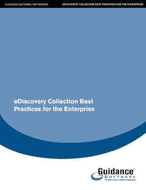 collection practices in ediscovery form