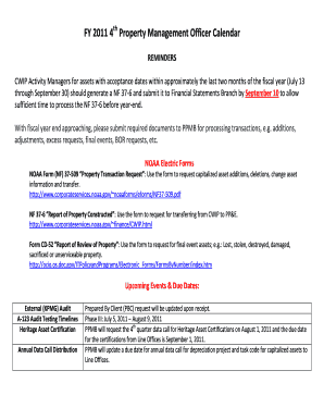 real estate timeline calendar form