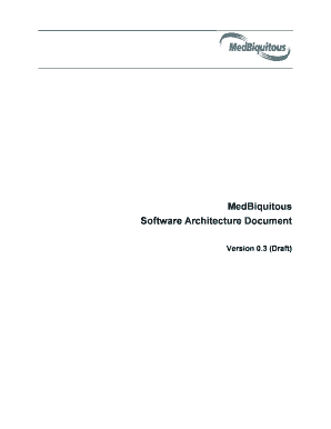 Software Architecture Document - medbiq