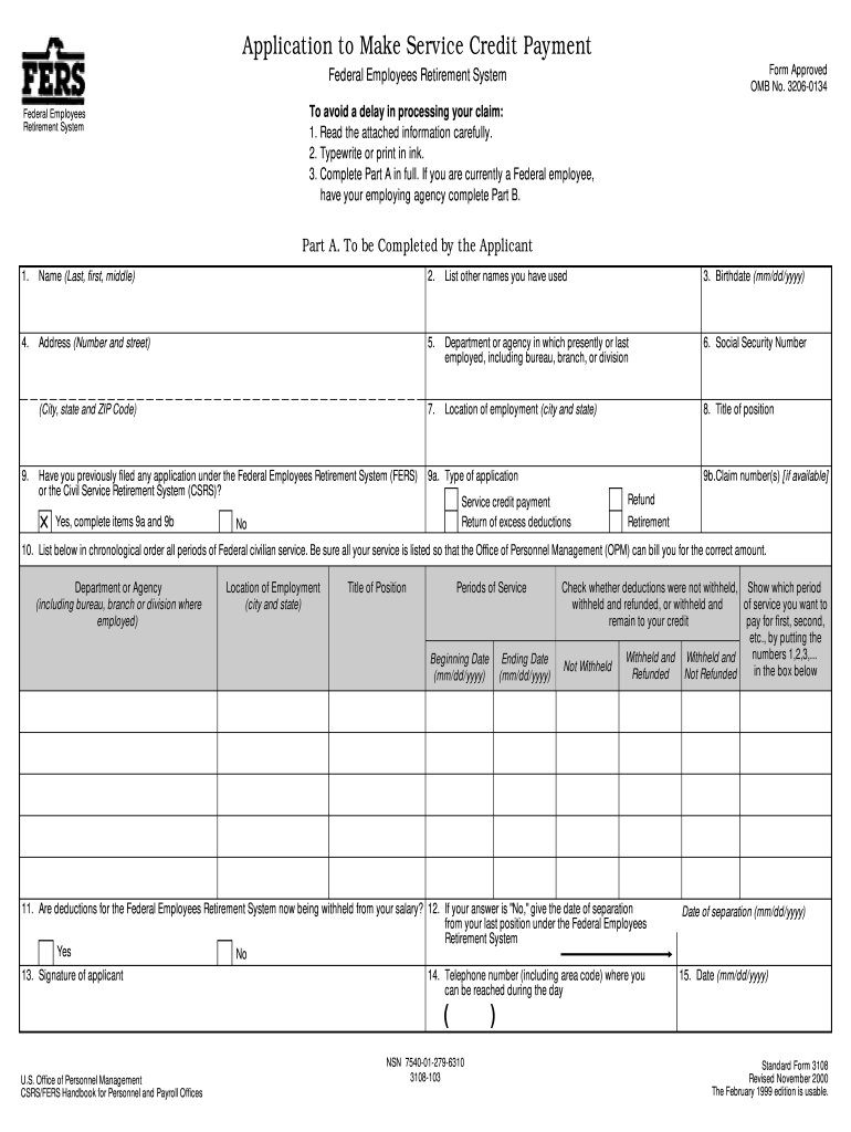 sf3108 2000 form Preview on Page 1