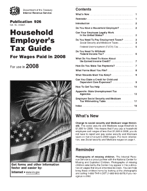 IRS Publication 926 2008