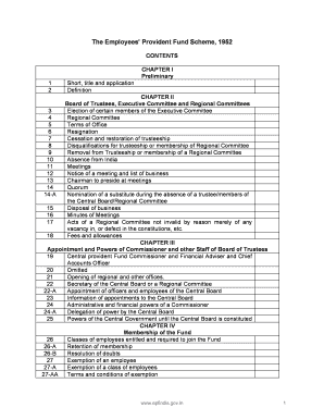 provident fund forms