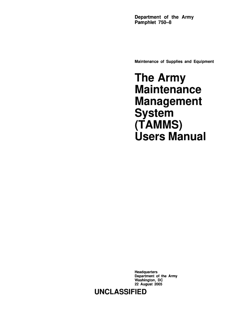 da pam 750 8 Preview on Page 1