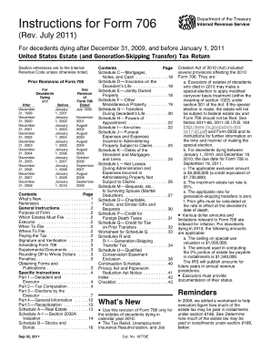 Instruction 706 (Rev. July 2011) - irs