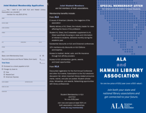 Joint Student Membership Application