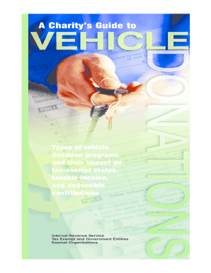 IRS Guide to Vehicle Donation Programs