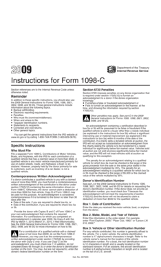 Form 1098-C Instructions
