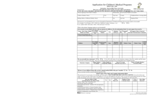 Nebraska Children's Medical Programs Application