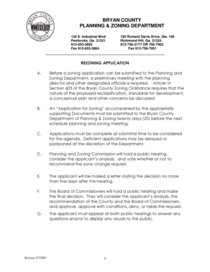 BRYAN COUNTY PLANNING & ZONING DEPARTMENT - bryancountyga