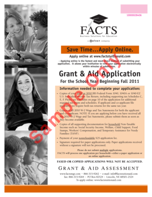 Grant & Aid Application