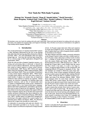 New Tools for Web-Scale N-grams - cs jhu