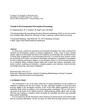 Trends in Environmental Information Processing - v hdm-stuttgart