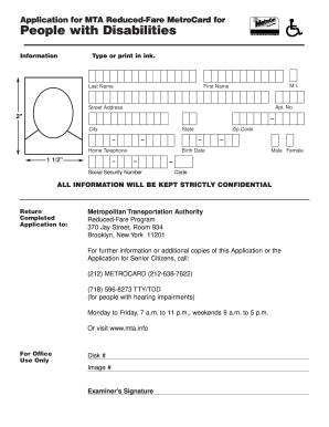 Fare Metrocard - Fill Online, Printable, Fillable, Blank | PDFfiller