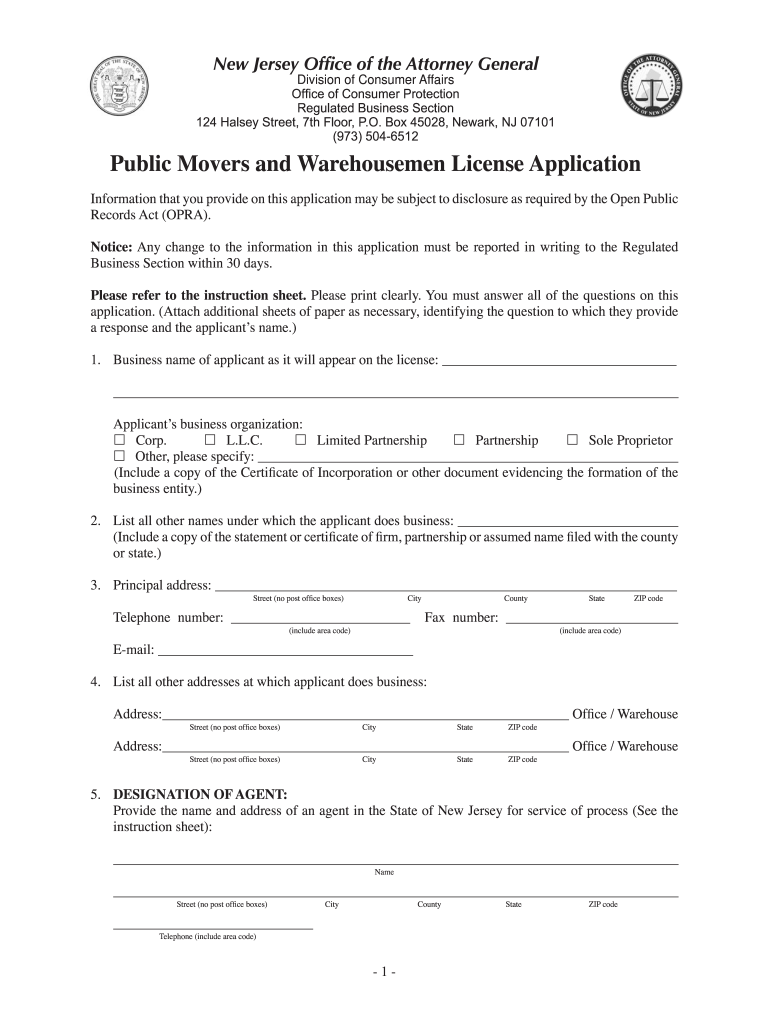 nj builders license Preview on Page 1