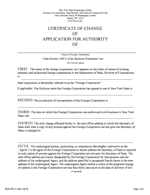 filing fee for form 1673 f l in new york
