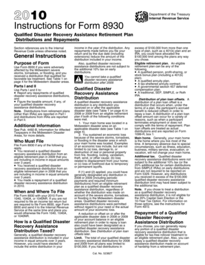 Form 8930 Instructions