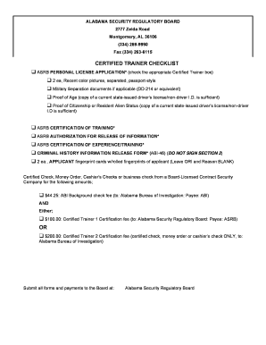 complaints about alabama security regulatory board