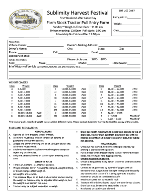 rental agreement for tractor pull form