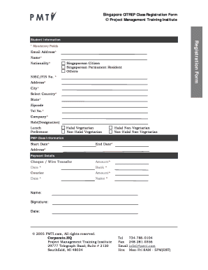 Singapore permanent resident fillable form