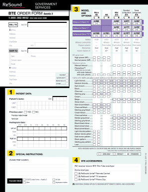 resound al767 form