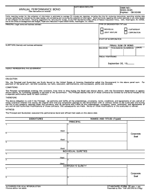 ANNUAL PERFORMANCE BOND - Unicor - unicor