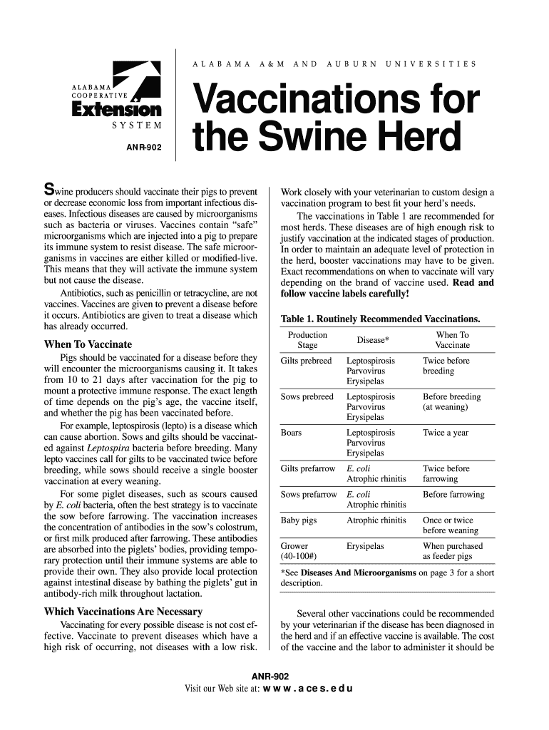 Vaccinations for Preview on Page 1