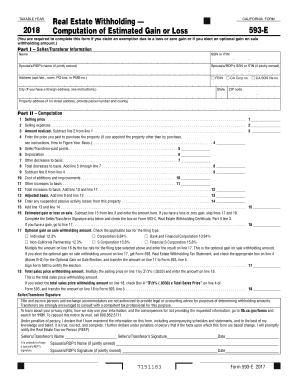 California Form 593-E