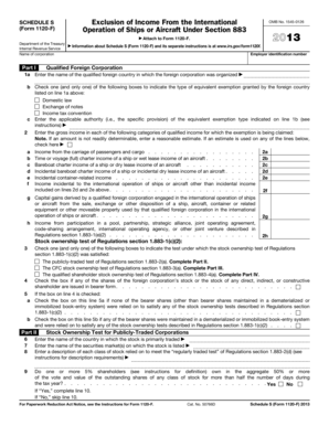 Schedule S Form 1120-F