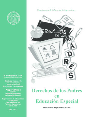 Los derechos de los padres en la educaci n especial - nj