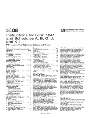 Instructions for Form 1041