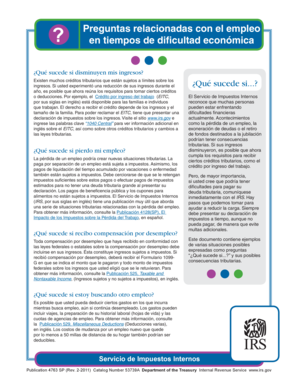 Preguntas relacionadas con el empleo