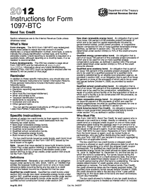 Instructions for Form 1097-BTC (2012)