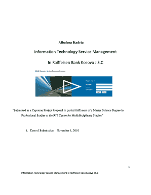 Information Technology Service Management In Raiffeisen Bank ... - ritdml rit