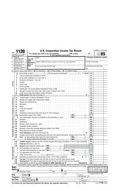 US Federal Form 1120