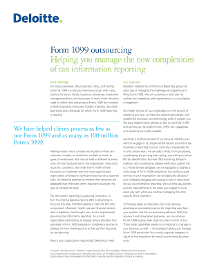 Form 1099 Tax Information Reporting
