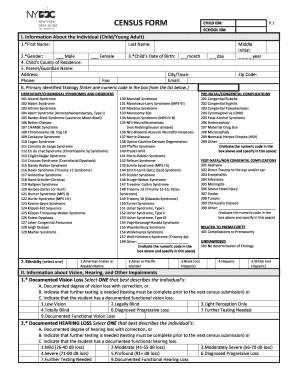 census forms