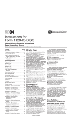 Form 1120-IC-DISC Instructions